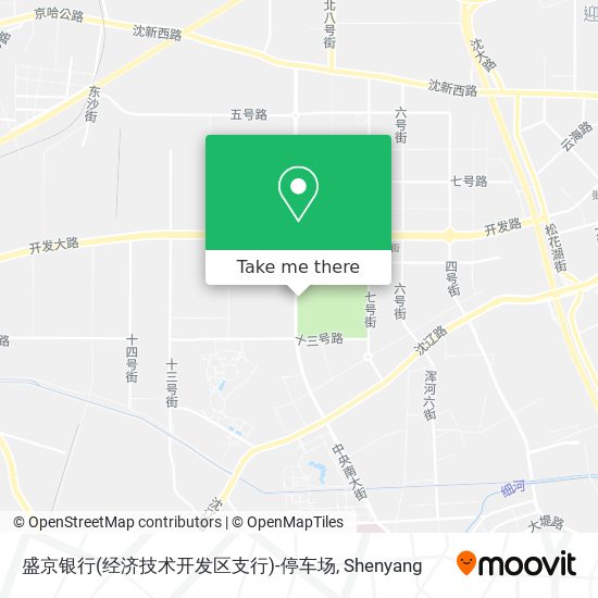 盛京银行(经济技术开发区支行)-停车场 map