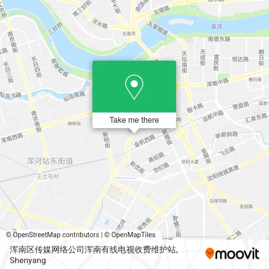 浑南区传媒网络公司浑南有线电视收费维护站 map