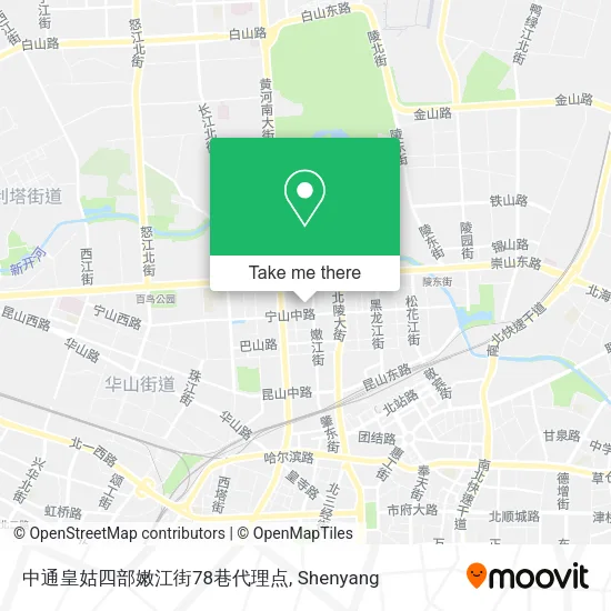 中通皇姑四部嫩江街78巷代理点 map