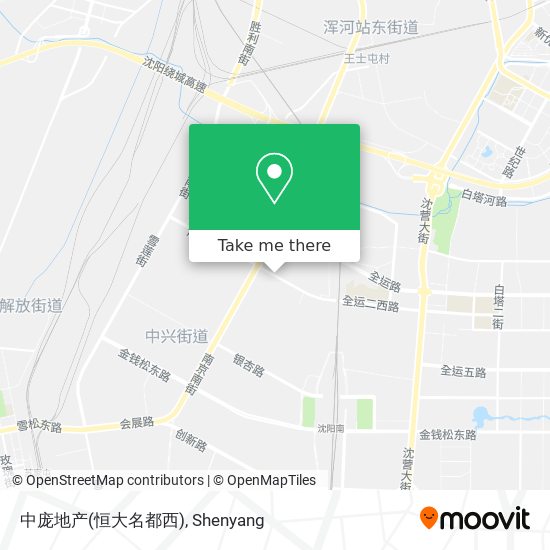 中庞地产(恒大名都西) map