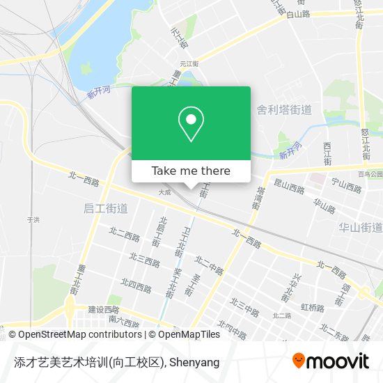 添才艺美艺术培训(向工校区) map