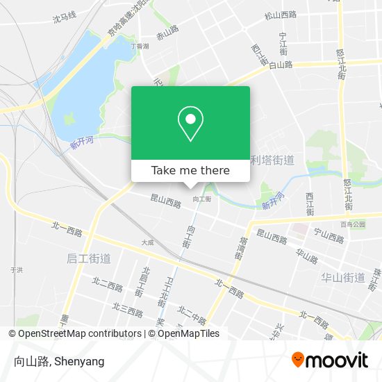 向山路 map