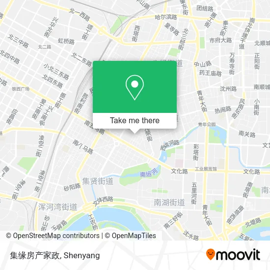 集缘房产家政 map