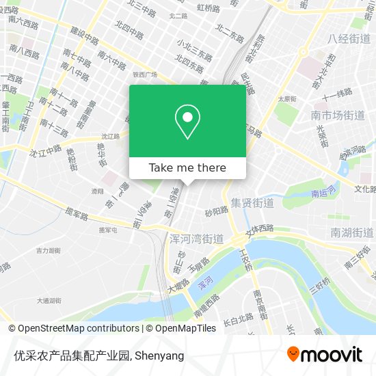 优采农产品集配产业园 map