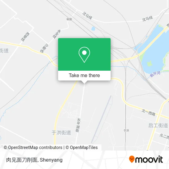 肉见面刀削面 map