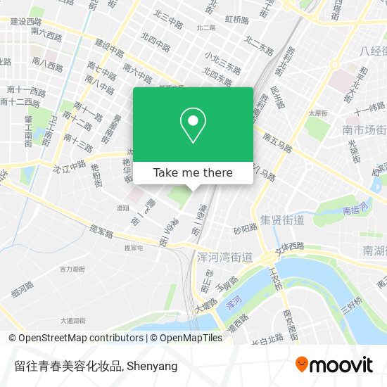 留往青春美容化妆品 map