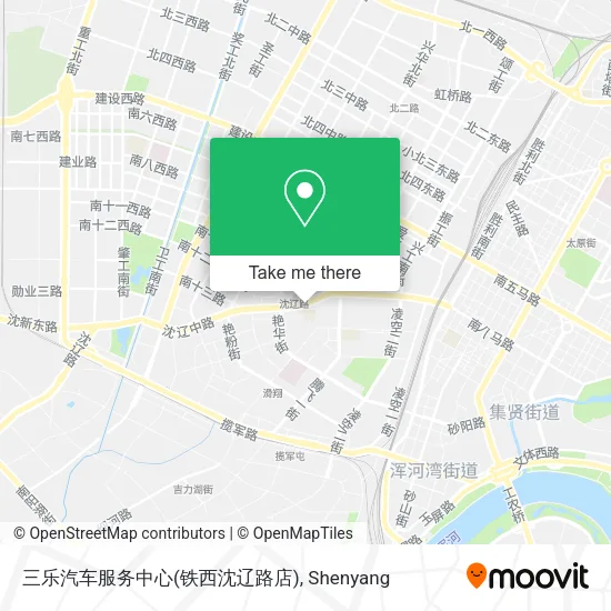 三乐汽车服务中心(铁西沈辽路店) map
