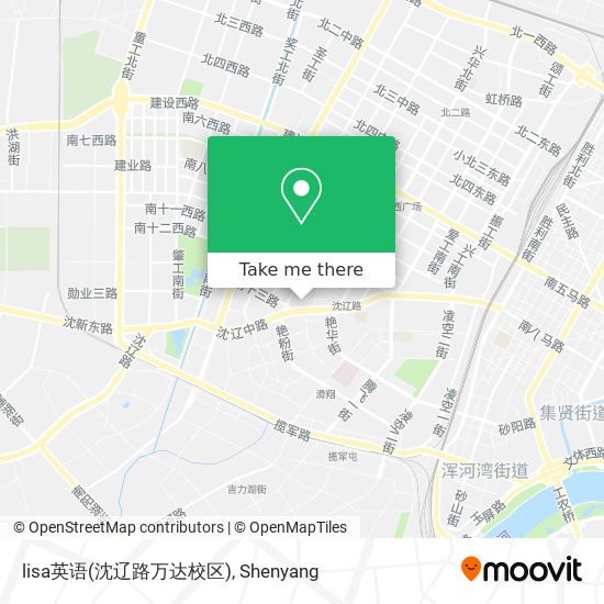lisa英语(沈辽路万达校区) map