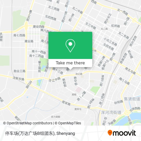 停车场(万达广场B组团东) map