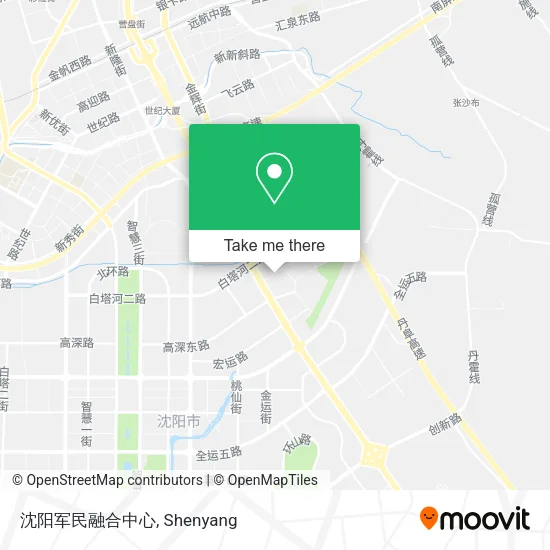 沈阳军民融合中心 map