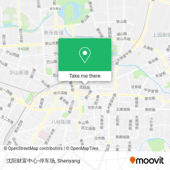 沈阳财富中心-停车场 map