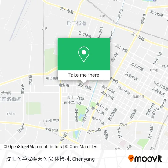 沈阳医学院奉天医院-体检科 map