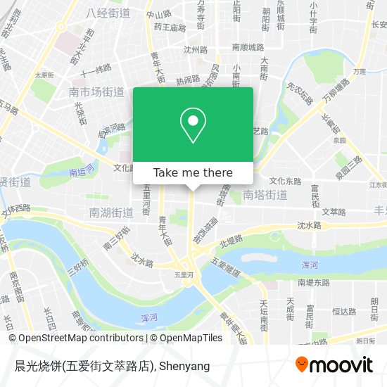 晨光烧饼(五爱街文萃路店) map