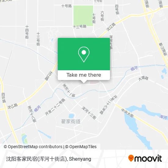 沈阳客家民宿(浑河十街店) map