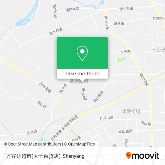 万客达超市(大千百货店) map