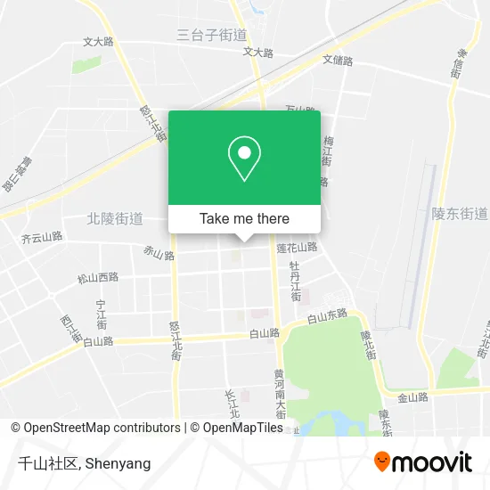 千山社区 map