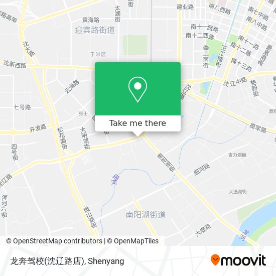 龙奔驾校(沈辽路店) map
