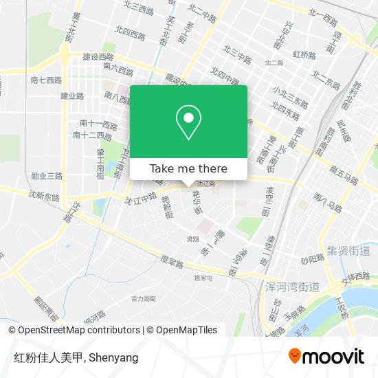 红粉佳人美甲 map