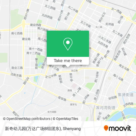 新奇幼儿园(万达广场B组团东) map