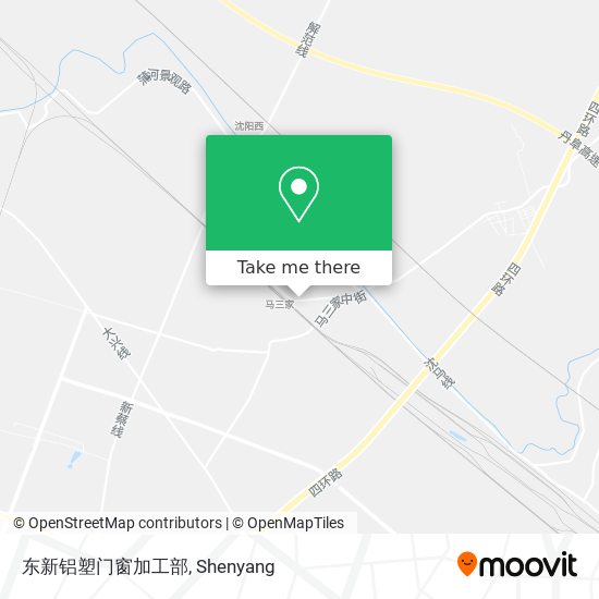 东新铝塑门窗加工部 map