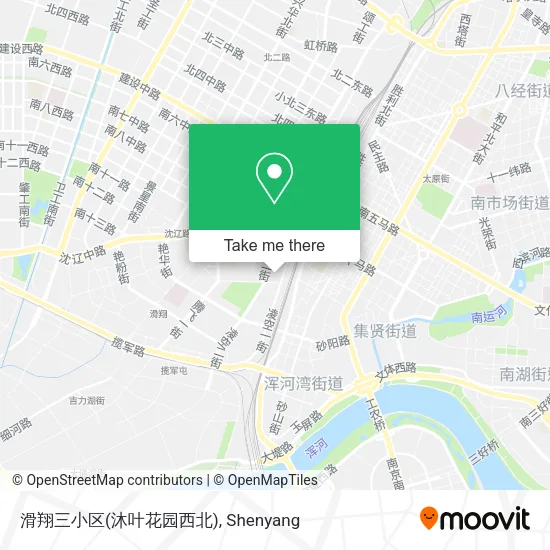 滑翔三小区(沐叶花园西北) map