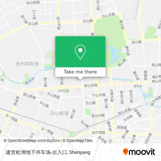 建赏欧洲地下停车场-出入口 map