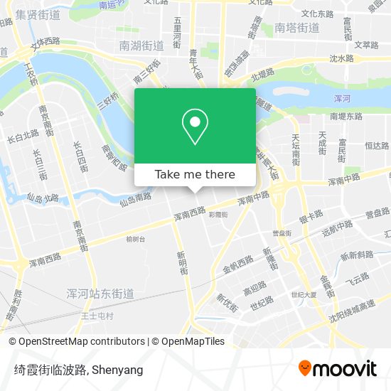 绮霞街临波路 map