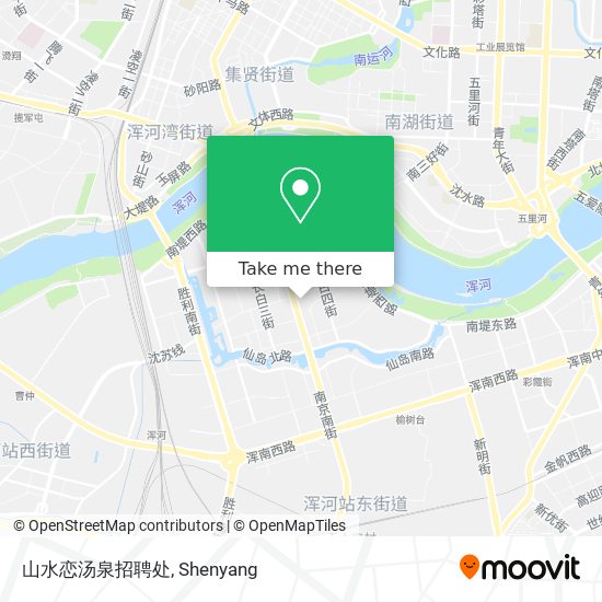 山水恋汤泉招聘处 map