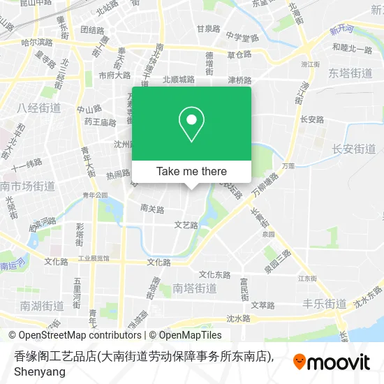 香缘阁工艺品店(大南街道劳动保障事务所东南店) map