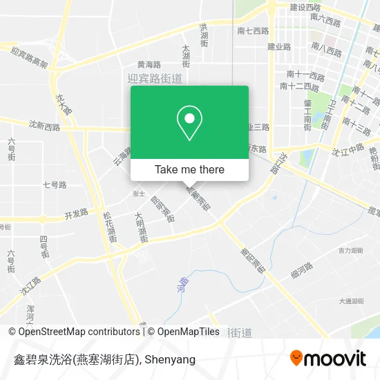 鑫碧泉洗浴(燕塞湖街店) map