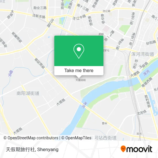 天假期旅行社 map