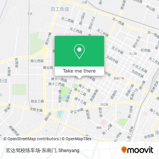 宏达驾校练车场-东南门 map