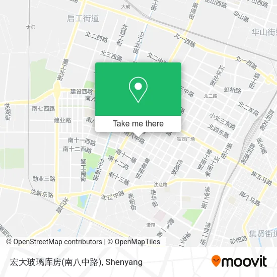 宏大玻璃库房(南八中路) map