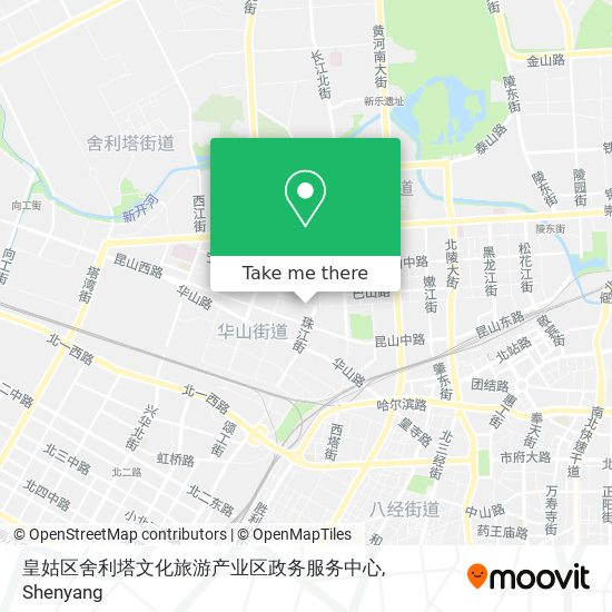 皇姑区舍利塔文化旅游产业区政务服务中心 map