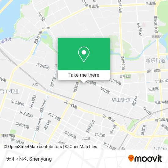 天汇小区 map