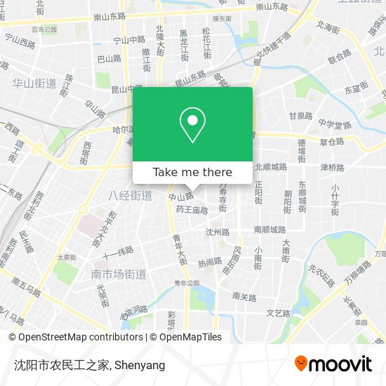 沈阳市农民工之家 map
