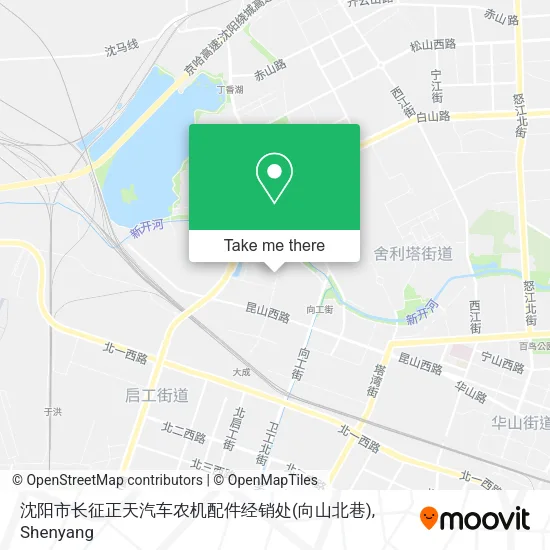 沈阳市长征正天汽车农机配件经销处(向山北巷) map