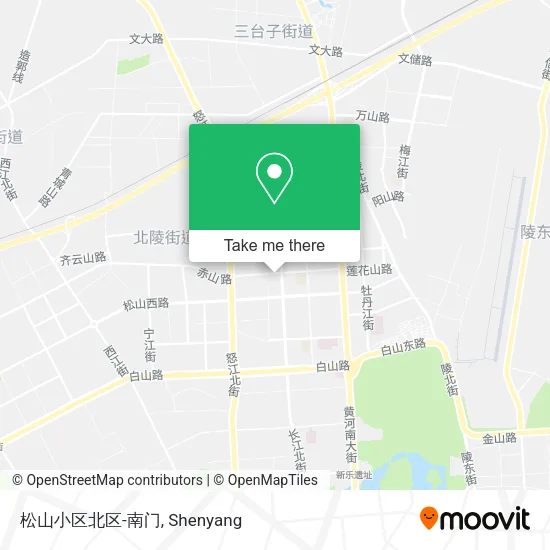 松山小区北区-南门 map