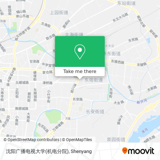沈阳广播电视大学(机电分院) map