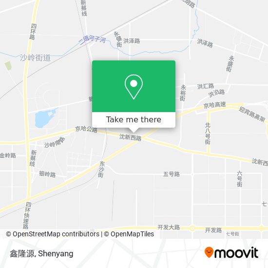 鑫隆源 map