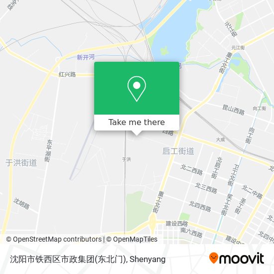 沈阳市铁西区市政集团(东北门) map