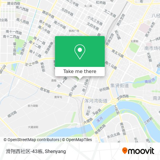 滑翔西社区-43栋 map