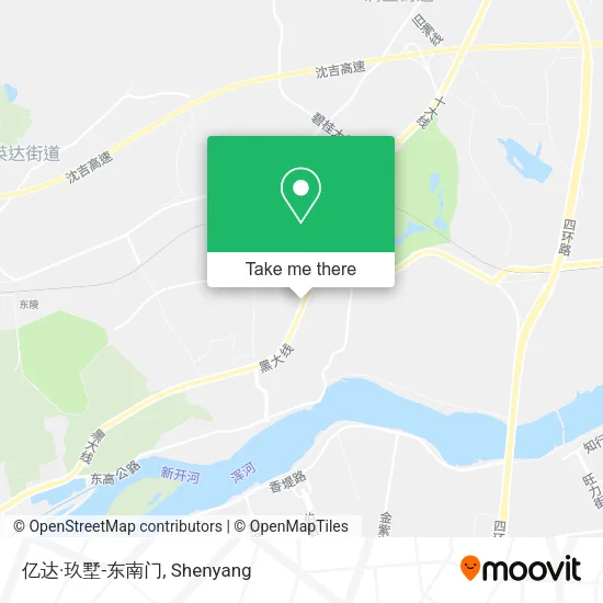 亿达·玖墅-东南门 map