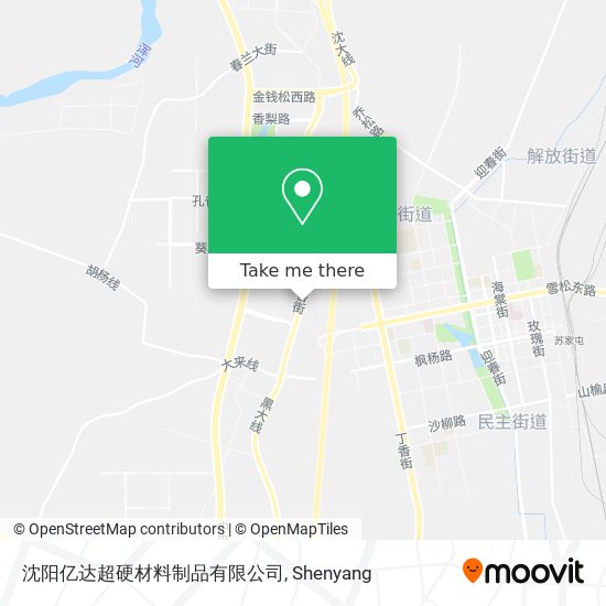 沈阳亿达超硬材料制品有限公司 map