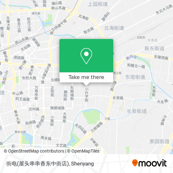 街电(屋头串串香东中街店) map