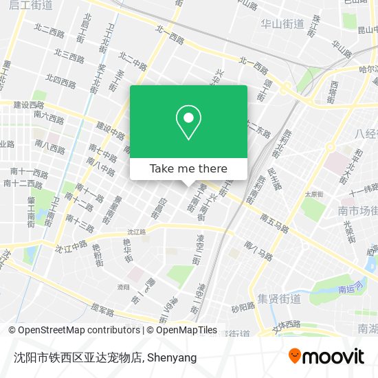 沈阳市铁西区亚达宠物店 map