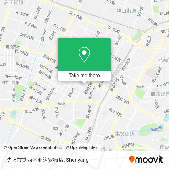沈阳市铁西区亚达宠物店 map