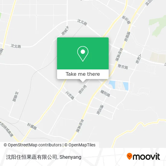沈阳住恒果蔬有限公司 map