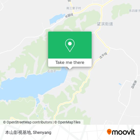 本山影视基地 map