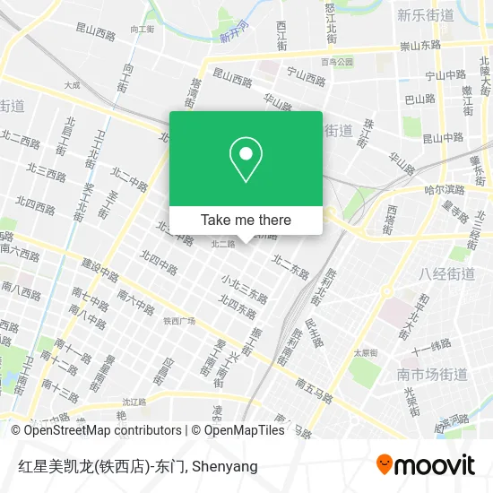 红星美凯龙(铁西店)-东门 map